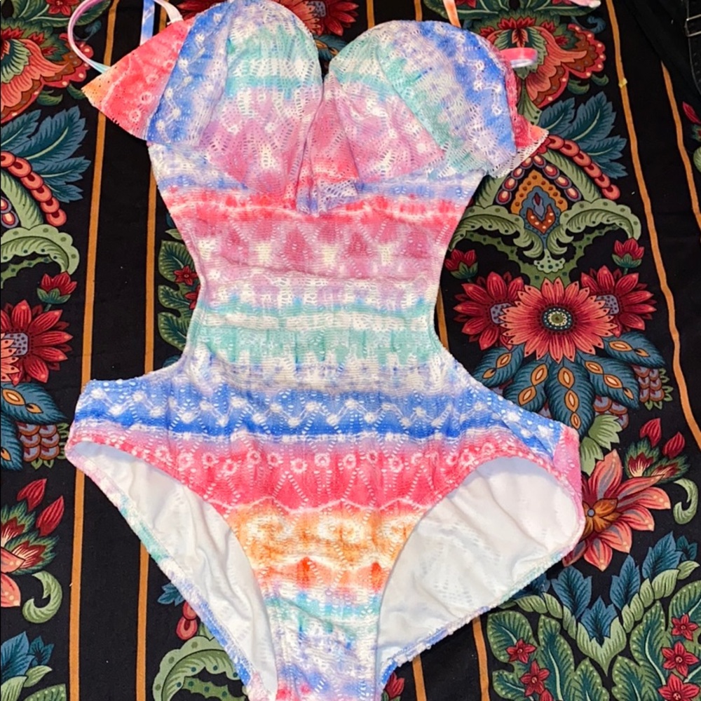rainbow bikini